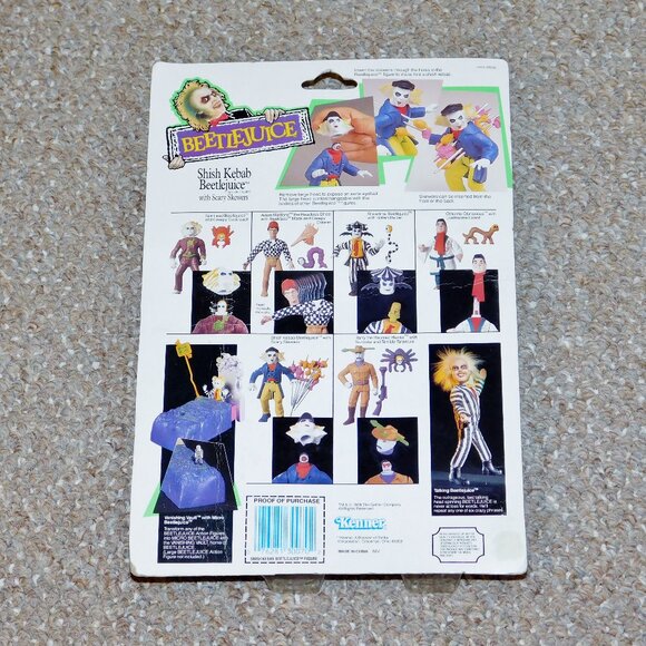 1989 Kenner Beetlejuice 5" Shish Kebab Beetlejuice Figure MOC Brand New - Picture 3 of 9